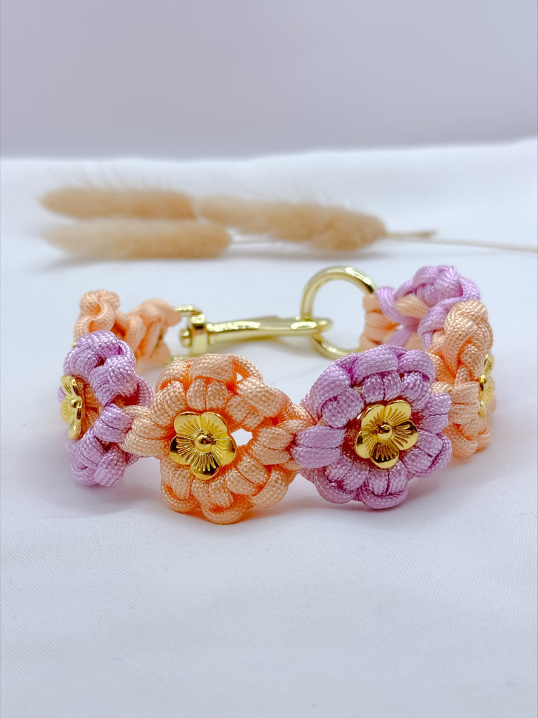 Pastell Dreams - Blütenhalsband Flora Standard Lilac Pastell - Peppaw Dogshop