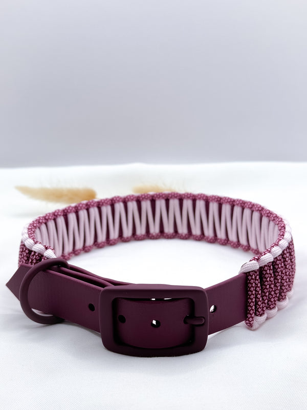 Biothanehalsband Modell Pepper Gr. L Weinrot Bordeaux Limited