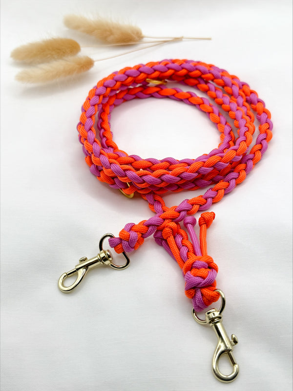 Geflochtene Mini Paracord Leine - Peppaw Dogshop